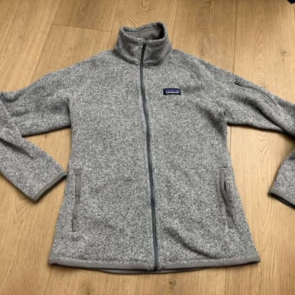 Patagonia Women’s Grey Better Sweater Full-Zip Jacket size Medium